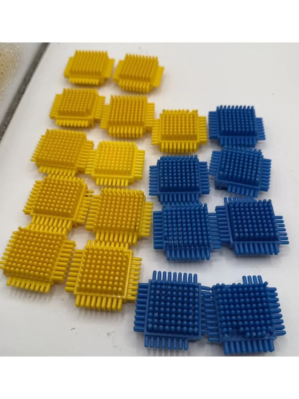 70 Vintage Bristle Blocks Lot Car Teddy Bear Wheels